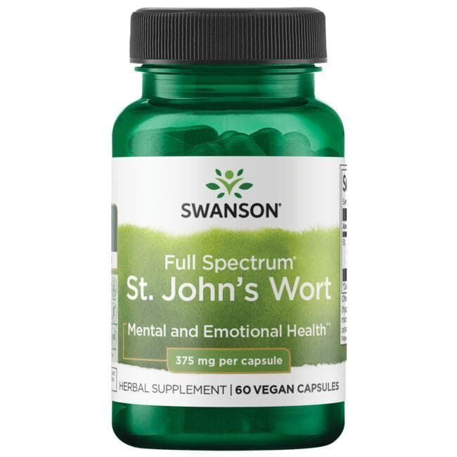 (SW1352)Full Spectrum St. John's Wort 375 mg 60 Caps