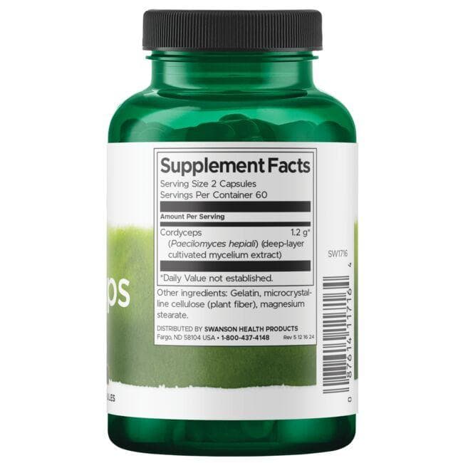 (SW1716)冬虫夏草 600mg 120カプセル