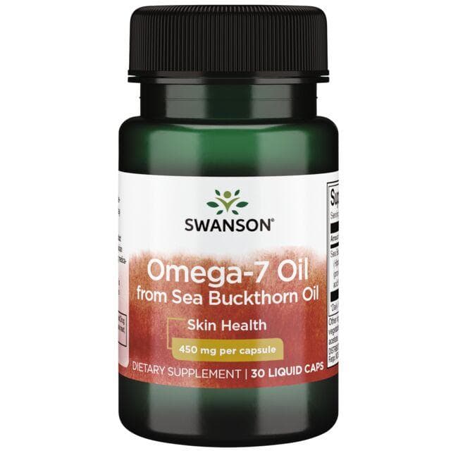 (SWE096)シーバックソーンオイル由来オメガ7オイル 450mg 30液量オンス