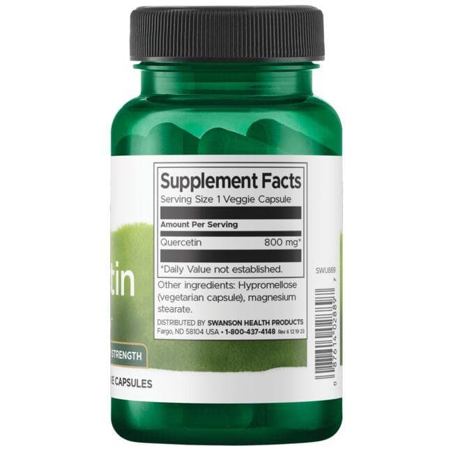 (SWU889)ケルセチン - 最大強度 800 mg 30 ベジカプセル