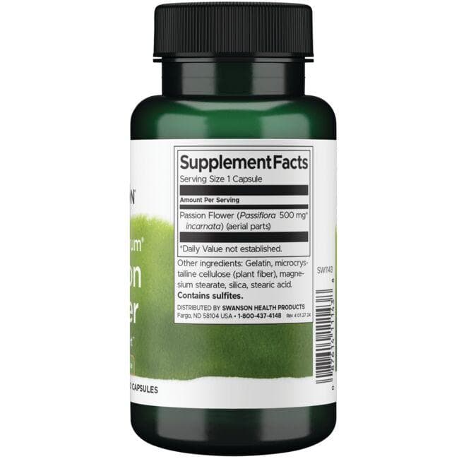 (SW1143)フルスペクトラムパッションフラワー500mg 60カプセル