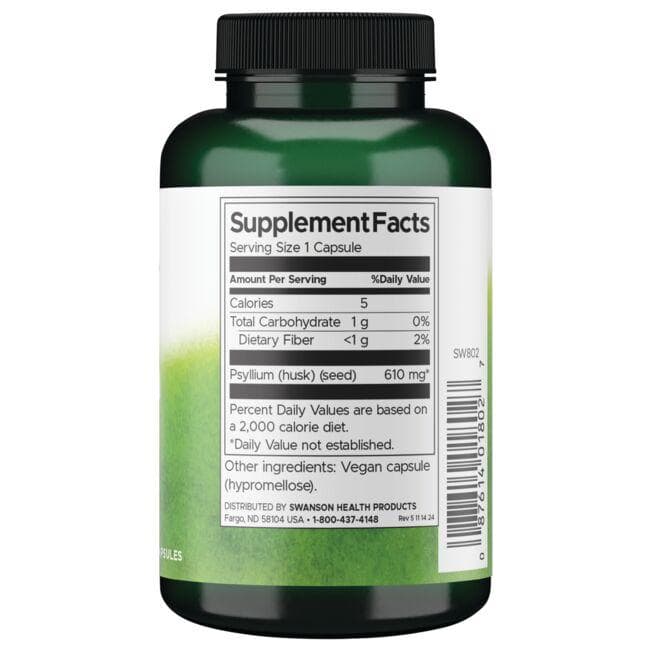 (SW802)サイリウムハスク 610 mg 100カプセル