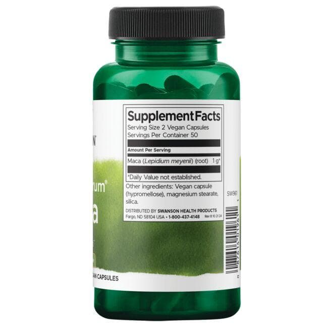 (SW961)スワンソン フルスペクトラム マカ 500 mg 100カプセル