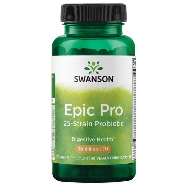 (SWA030)Epic Pro 25菌株プロバイオティクス 300億CFU 30ベジカプセル