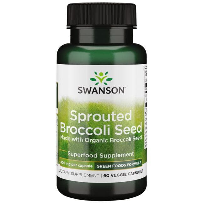(SWR083)発芽ブロッコリーシード - オーガニックブロッコリーシード使用 400mg 60ベジカプセル