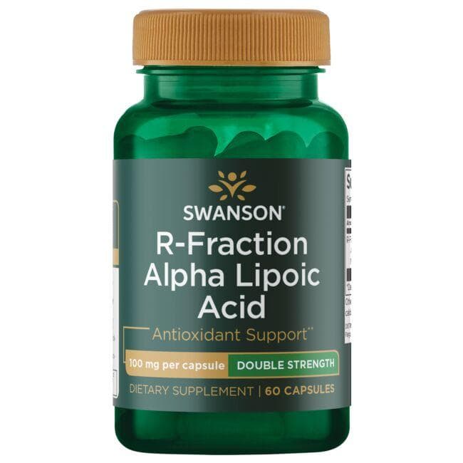 (SWU250)R-フラクション アルファリポ酸 - ダブルストレングス 100 mg 60カプセル
