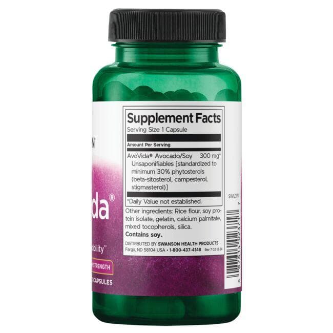 (SWU371)スワンソン アボビダ - 最大強度 300 mg 60カプセル